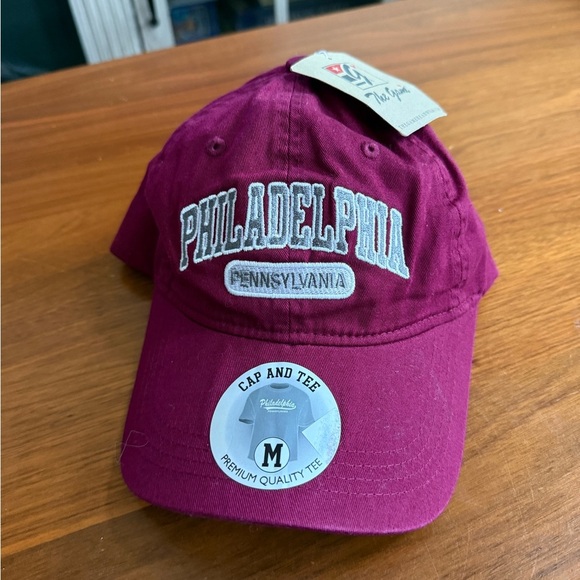 Philadelphia Pennsylvania Maroon Hat - Picture 3 of 5